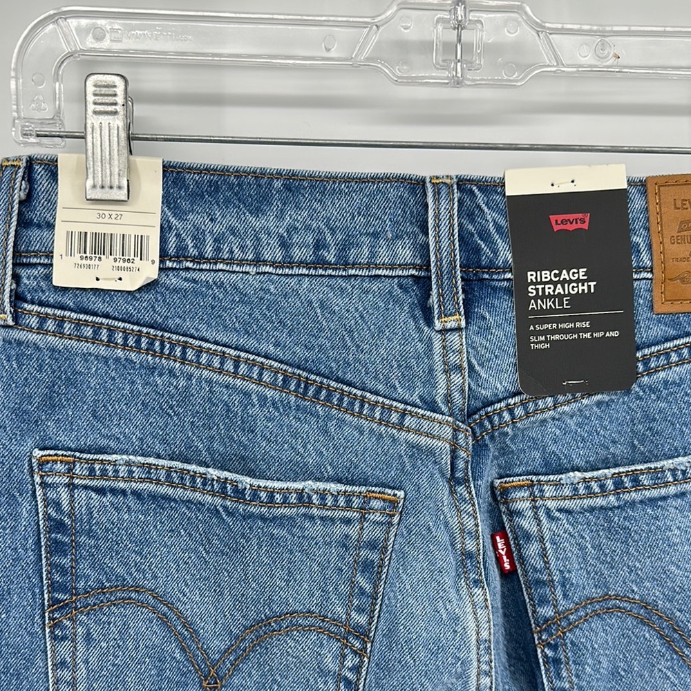 Levi's Jeans - Blue Ribcage straight - Picture 7 of 15